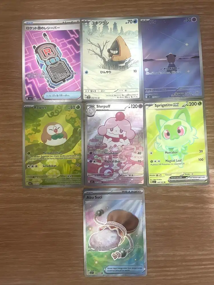Kartu pokemon japan & indo