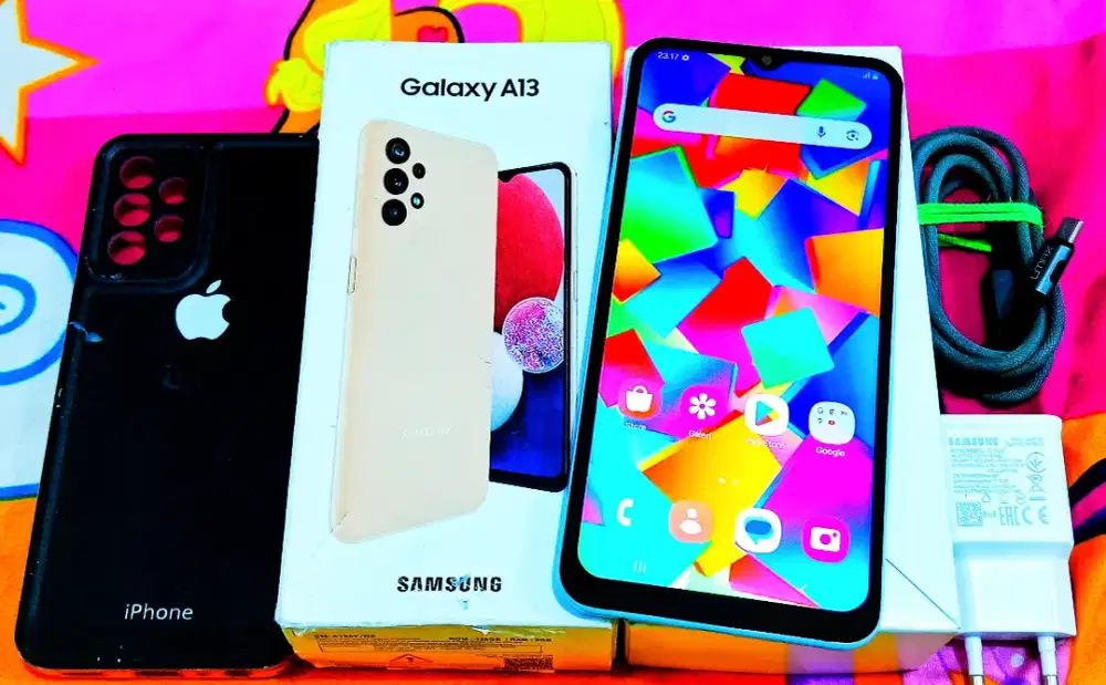 SAMSUNG A13 6GB/128GB LENGKAP ORI