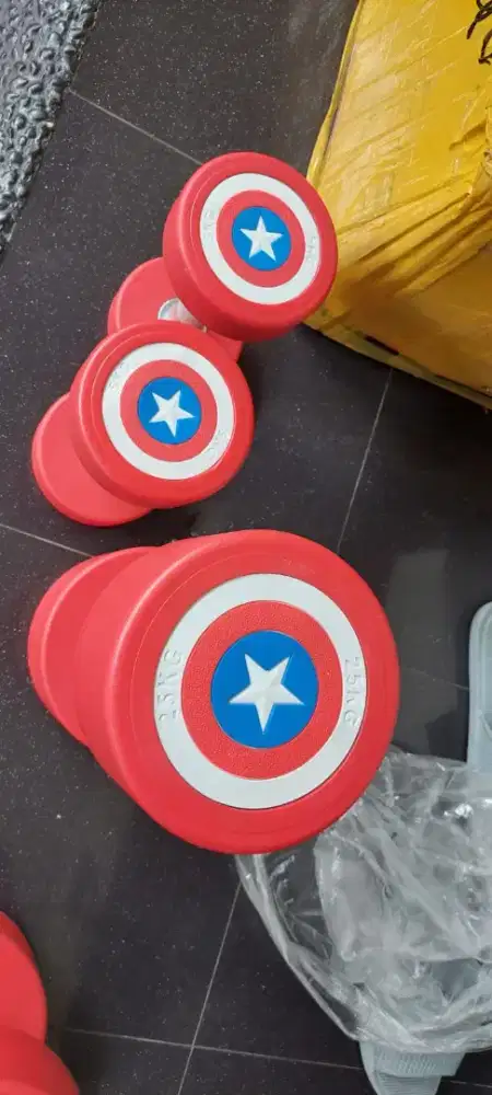 Dumble plate captain america alat angkat beban komersial