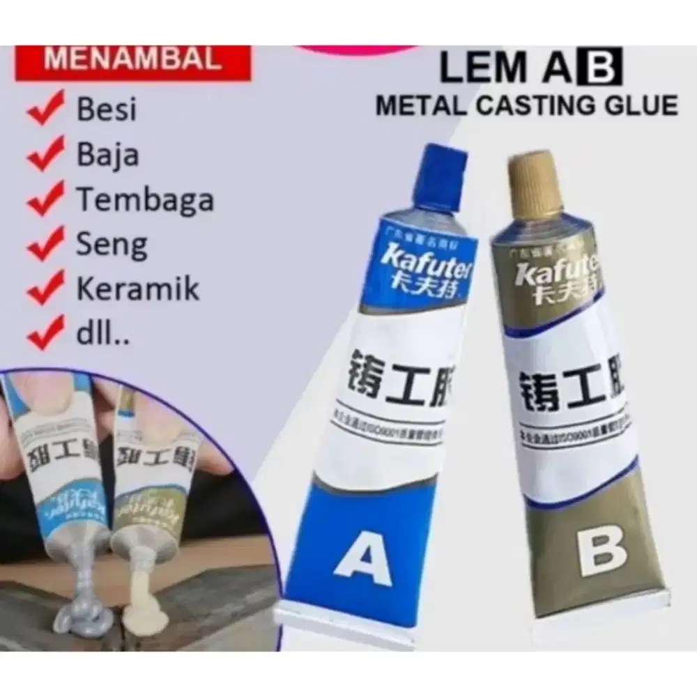 Lem Perekat Plastik Lem Campur Lem Besi Baja Ab Tahan Panas Multfungsi