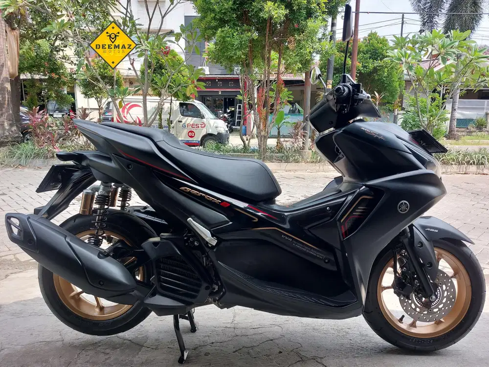 (DP 500 Rb)‼️ Aerox S ABS Keyless Connected Hitam 2024 Cash & Kredit