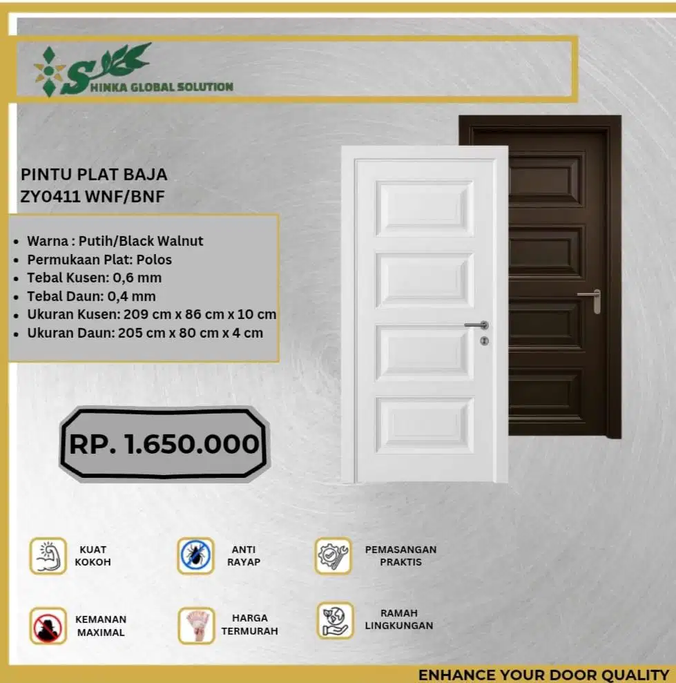 PINTU BAJA ZY0411 WNF/BNF