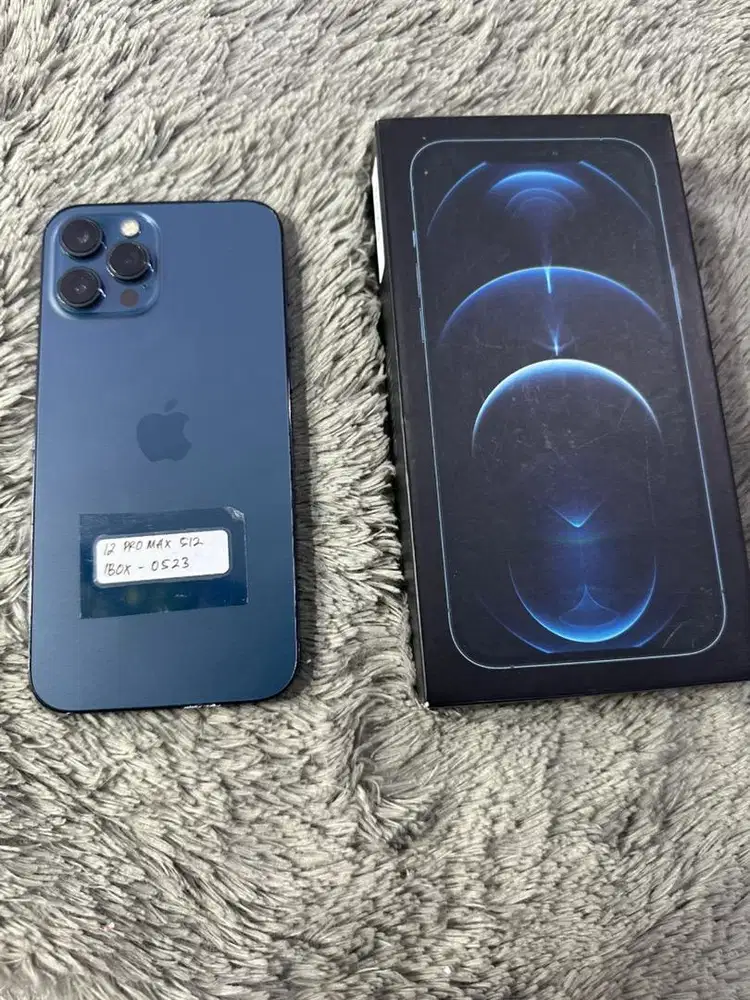 Iphone 12 pro max 512 gb ibox fullset oem mulus