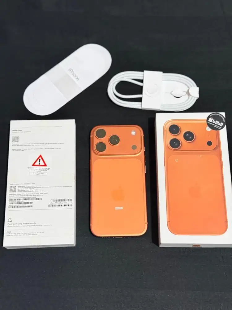 IPHONE 17 PRO 256GB RESMI IBOX SA/A FULL ORI MULUS LIKE NEW ON