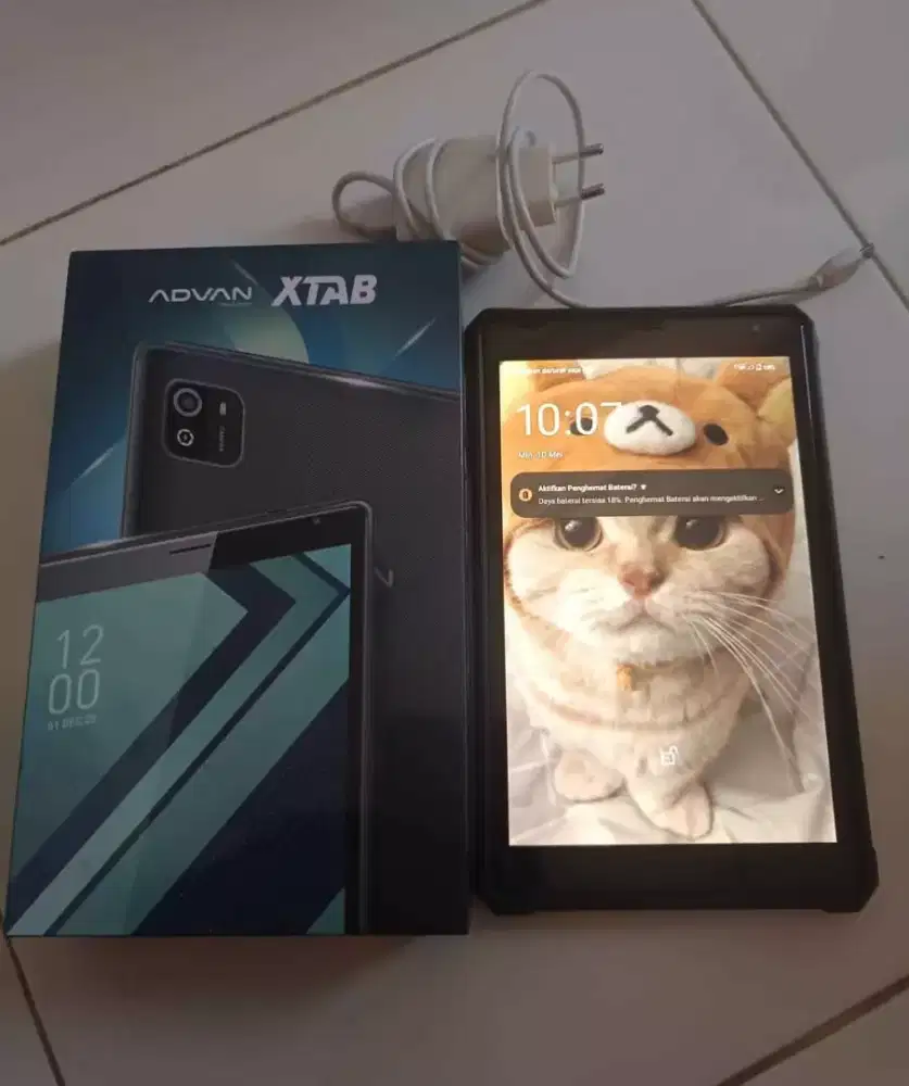 advan tab X fullset tinggal pakai bisa main games sudah 4G