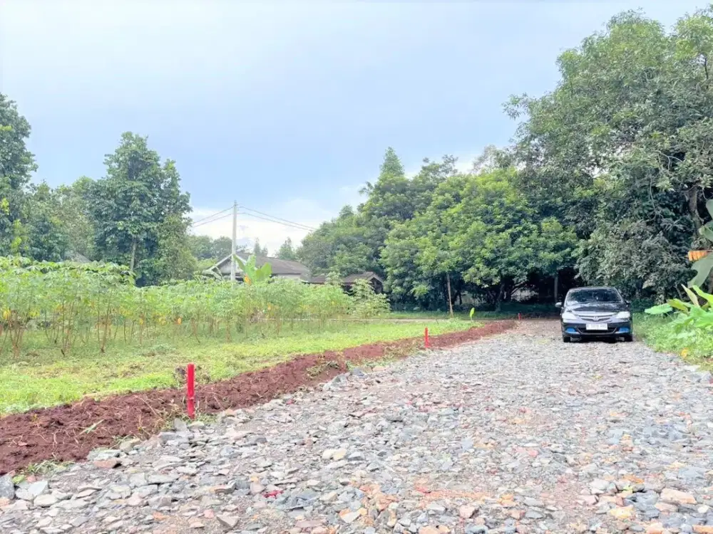 Akses Dekat Kantor Desa Tamansari - Setu, Tanah Dijual SHM Pecah
