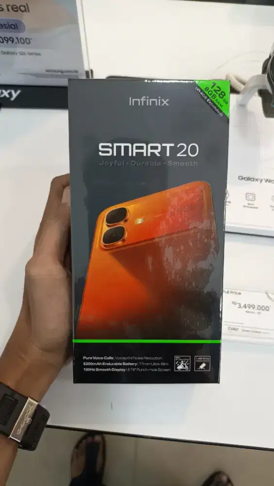 INFINIX SMART 20 4/128 GB GARANSI RESMI