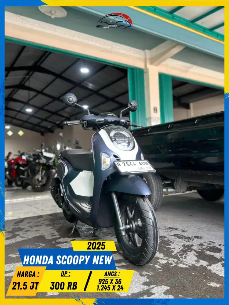 HONDA SCOOPY NEW 2025 BARANG ISTIMEWA HIKMAH MOTOR KEPUH MALANG
