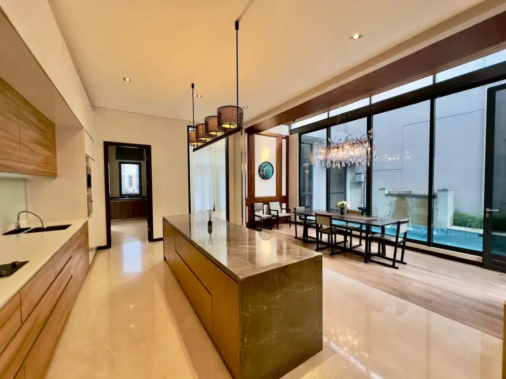 Dijual Rumah Mewah Full Furnished Cluster Lancewood Navapark BSD