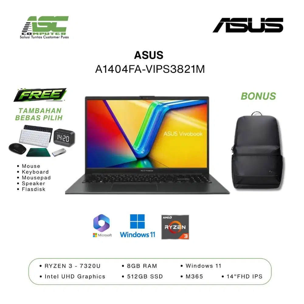 ASUS A1404FA-VIPS3821M