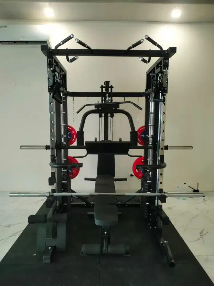 Smith machine full set komersial fitness import
