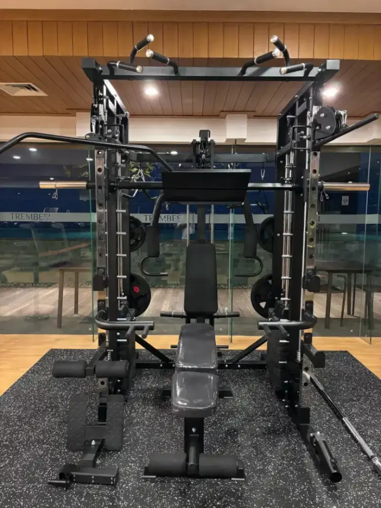 Smith machine full set komersial fitness import