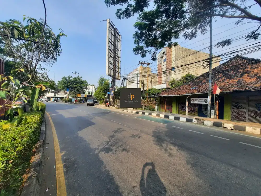 Dijual Cepat Tanah Komersil di Jalan Raya Merdeka-Tangerang 2000m2, 2 Jalur Lebar, Seberang RS Melati
