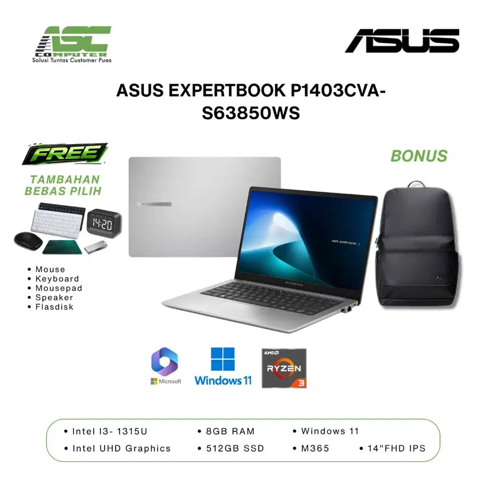 ASUS EXPERTBOOK P1403CVA-S63850WS