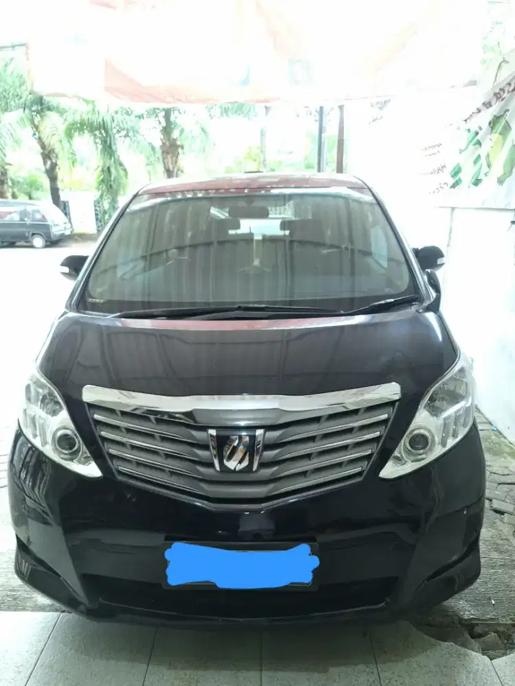 Toyota Alphard 2009 Hitam Mulus Surat Lengkap Pajak Hidup