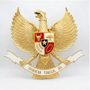 Lambang Garuda tembaga 60x70