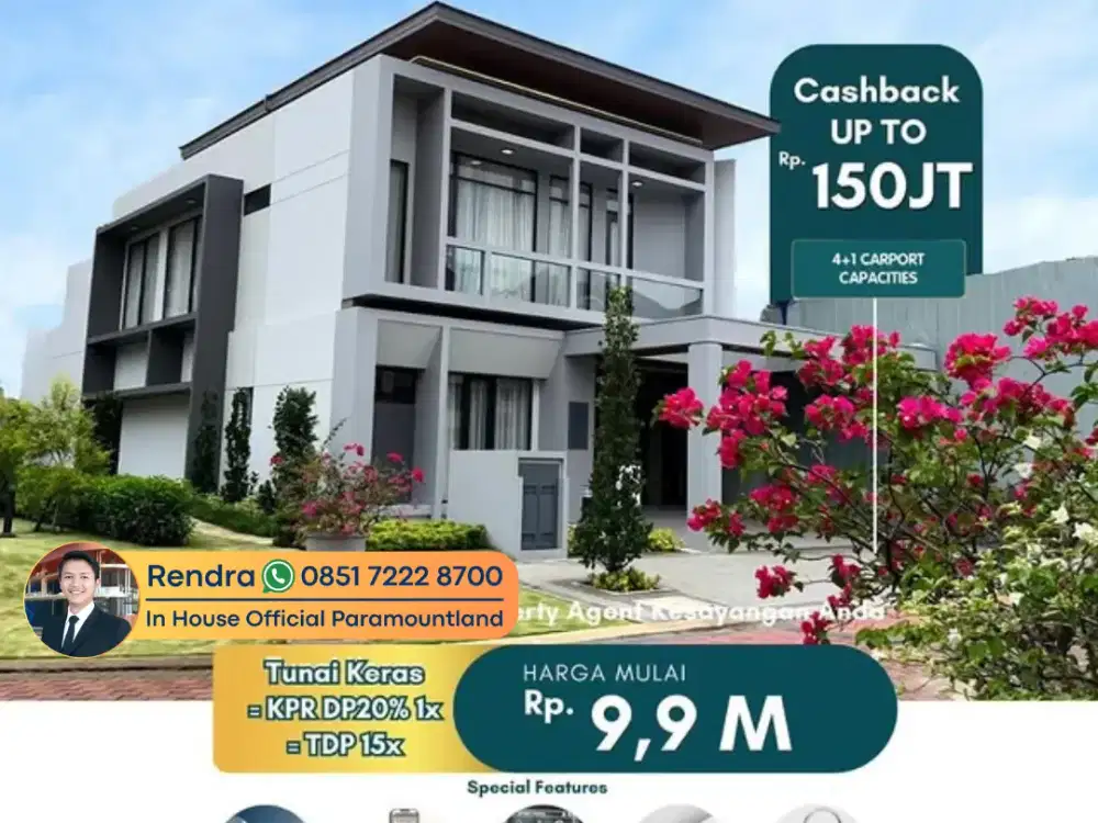 Dijual Grand Menteng Village Rumah Mewah Konsep Resort Gading Serpong