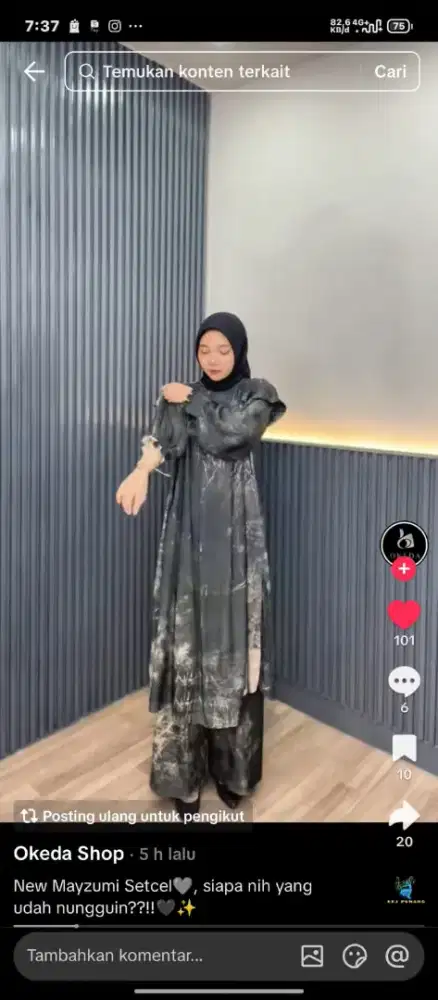 BAJU SET OKEDA BARU