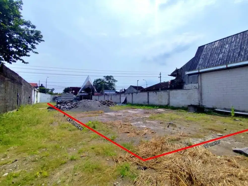 Peluang Bisnis Disewakan Tanah 495 Meter Persegi di Pusat Keramaian Sardonoharjo, Ngaglik, Sleman Cocok untuk Cafe