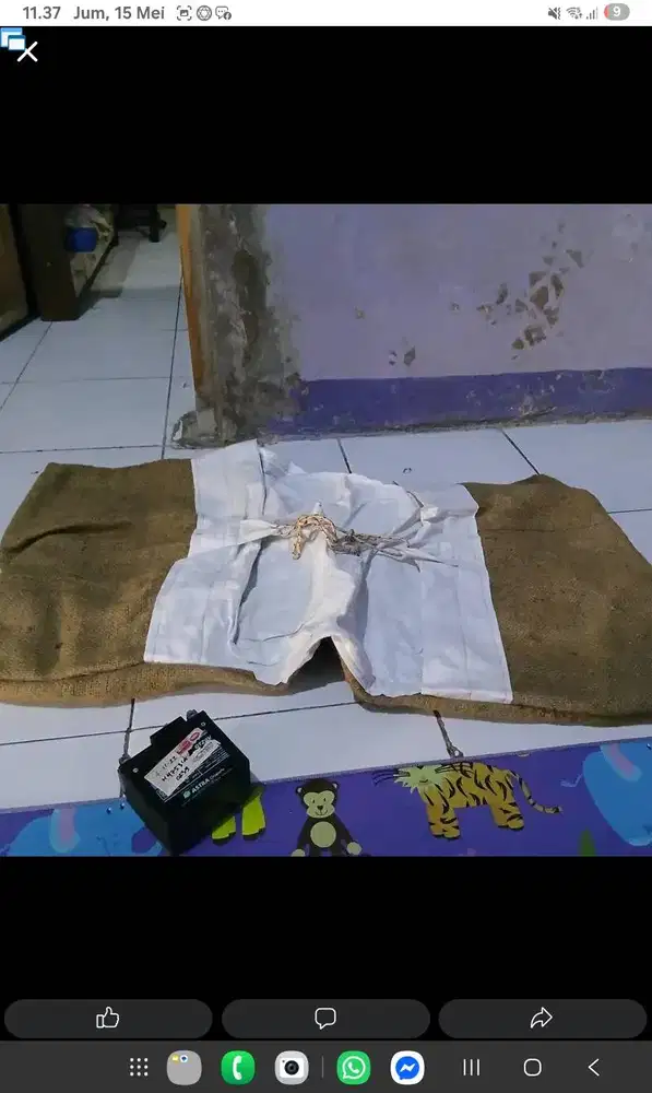 Tas kurir bahan goni asli tebal awettt murah