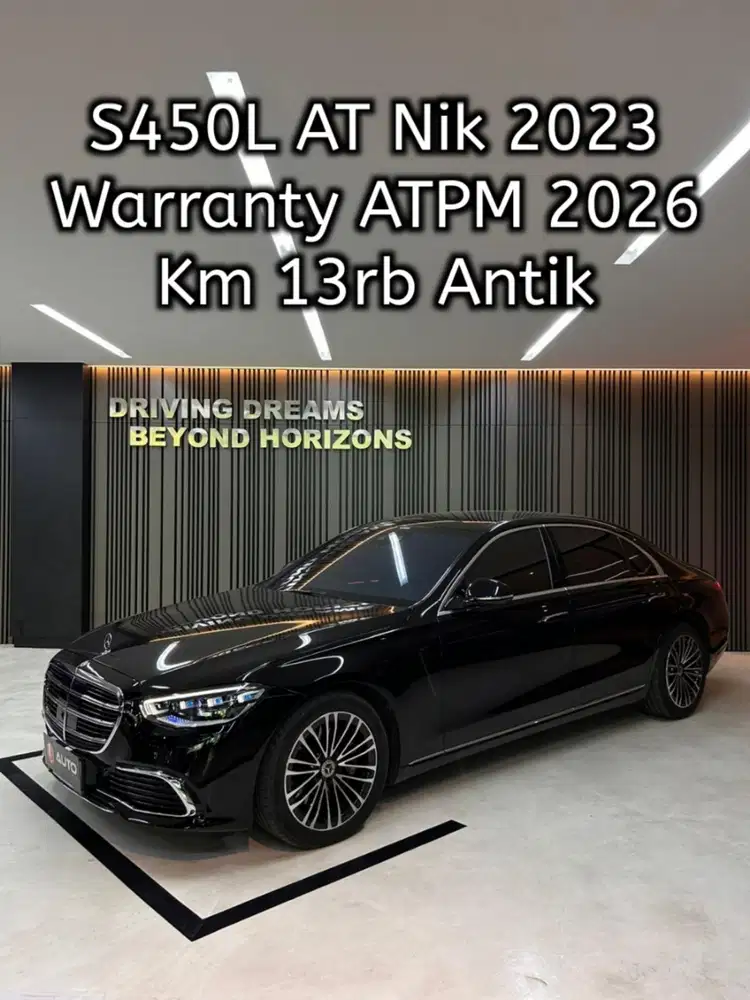 Mercedes Benz S450 2023 Hitam S450L AT Mercy ATPM Km13rb B1TV mdl 2022
