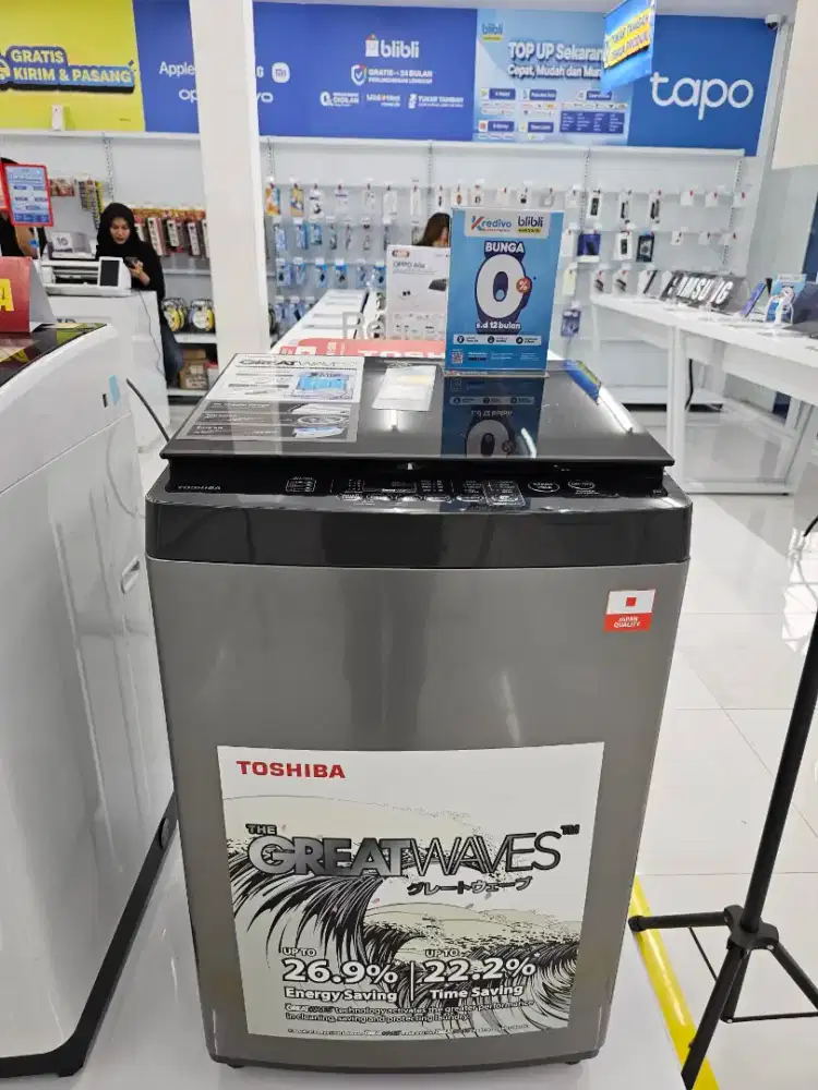 Kredit mesin cuci toshiba 8kg