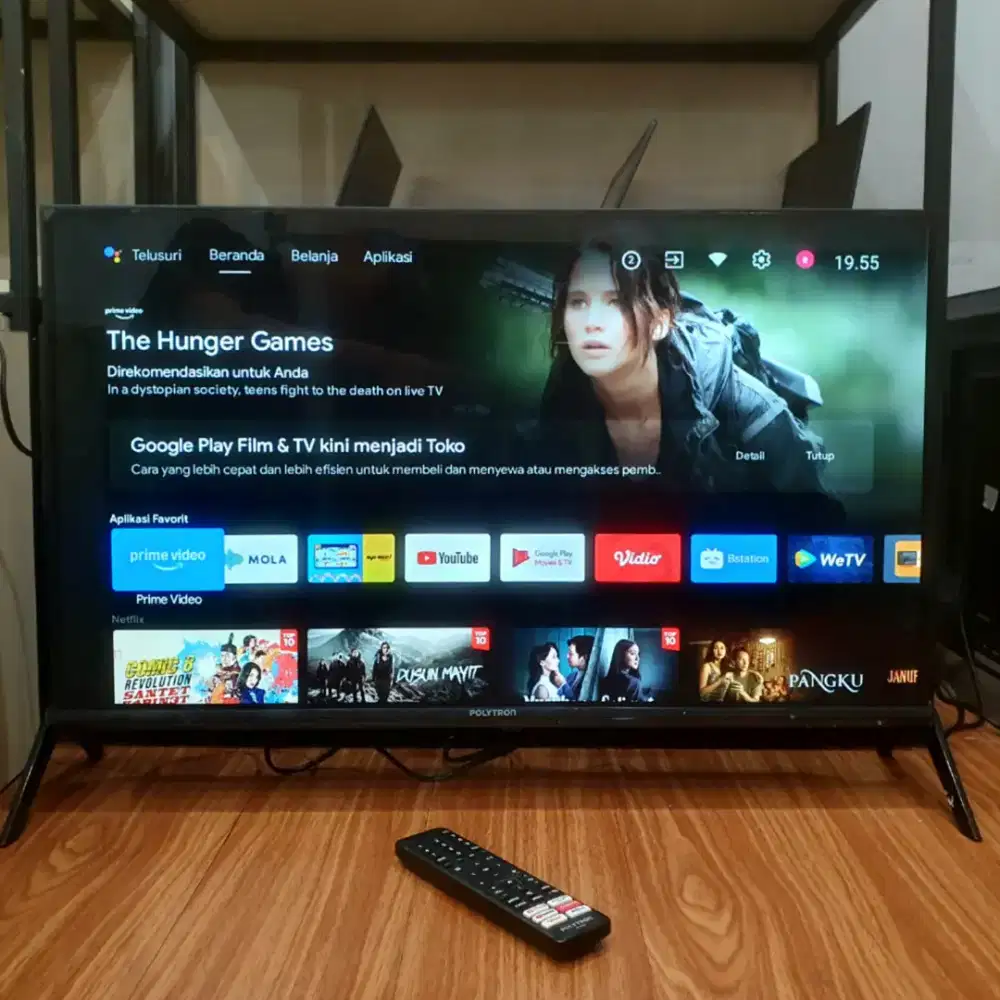 Android TV Polytron 32 Inch Support YouTube Netflix HDMI
