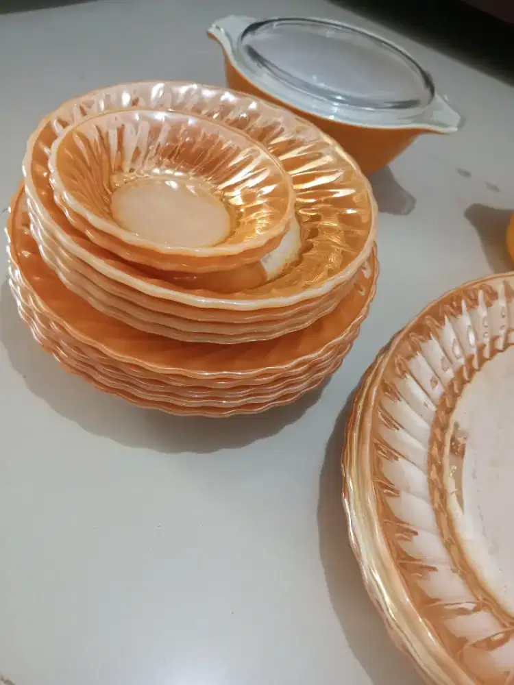 piring PYREX made USA vintage