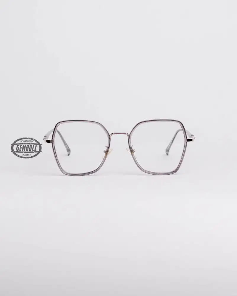 Gembull Glasses - Kacamata Hexagon Lebar Fashion - Sagupi 05