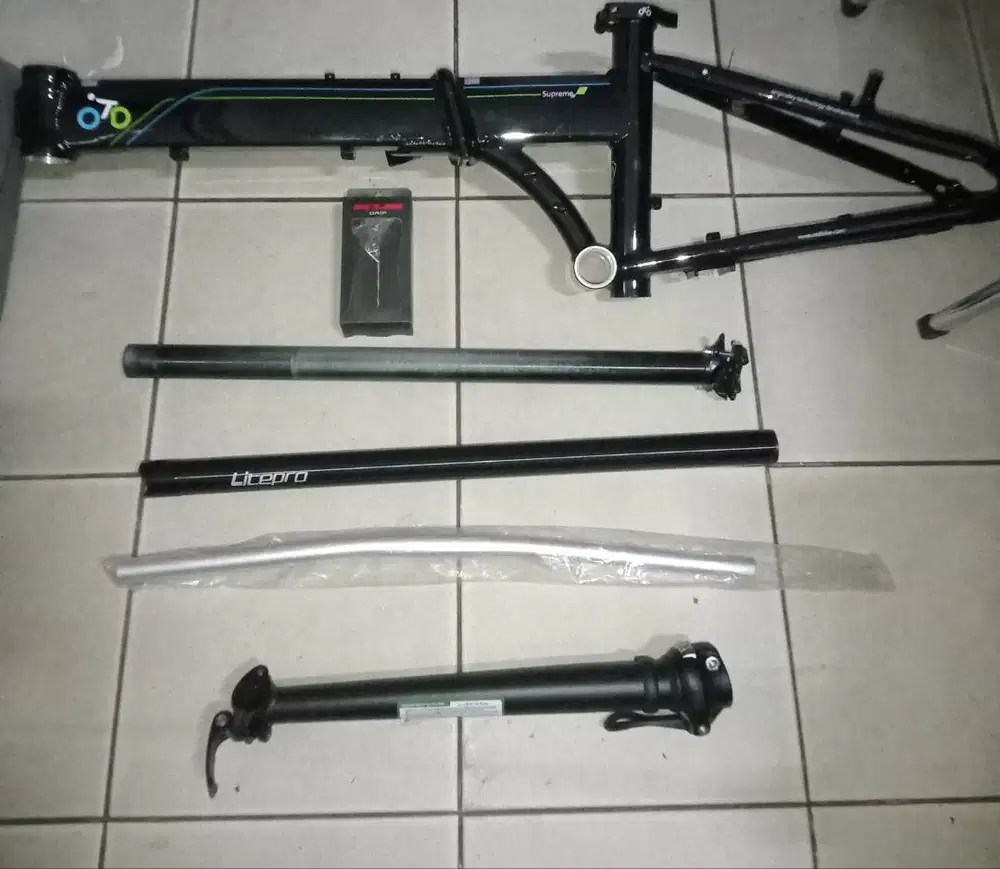 Frame sepeda lipat OTD alloy 20 inch