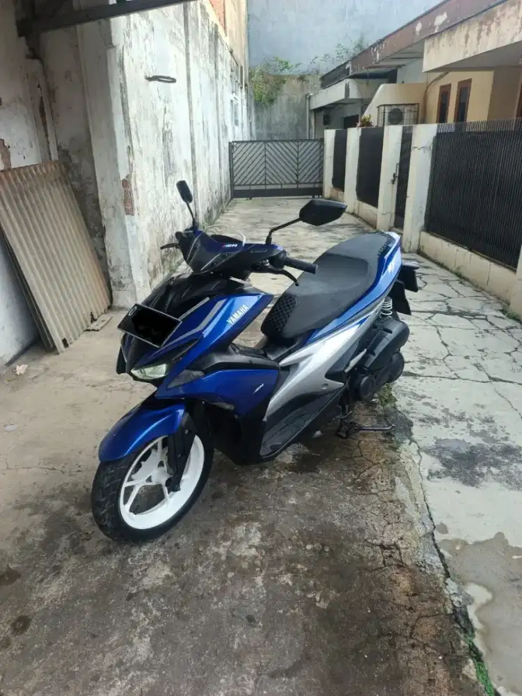 Yamaha Aerox 155 R 2017 Biru Mulus Lecet Pemakaian Saja Terawat