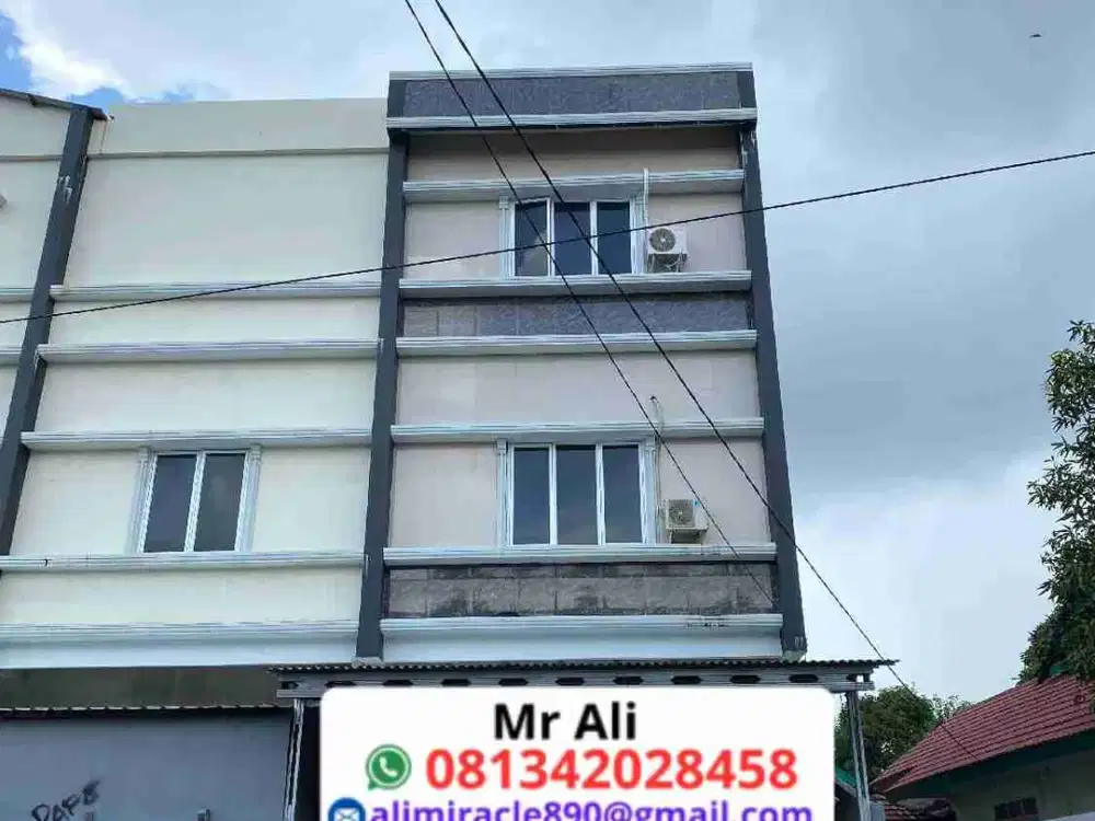 RUKO 3 lantai lebar 6 meter