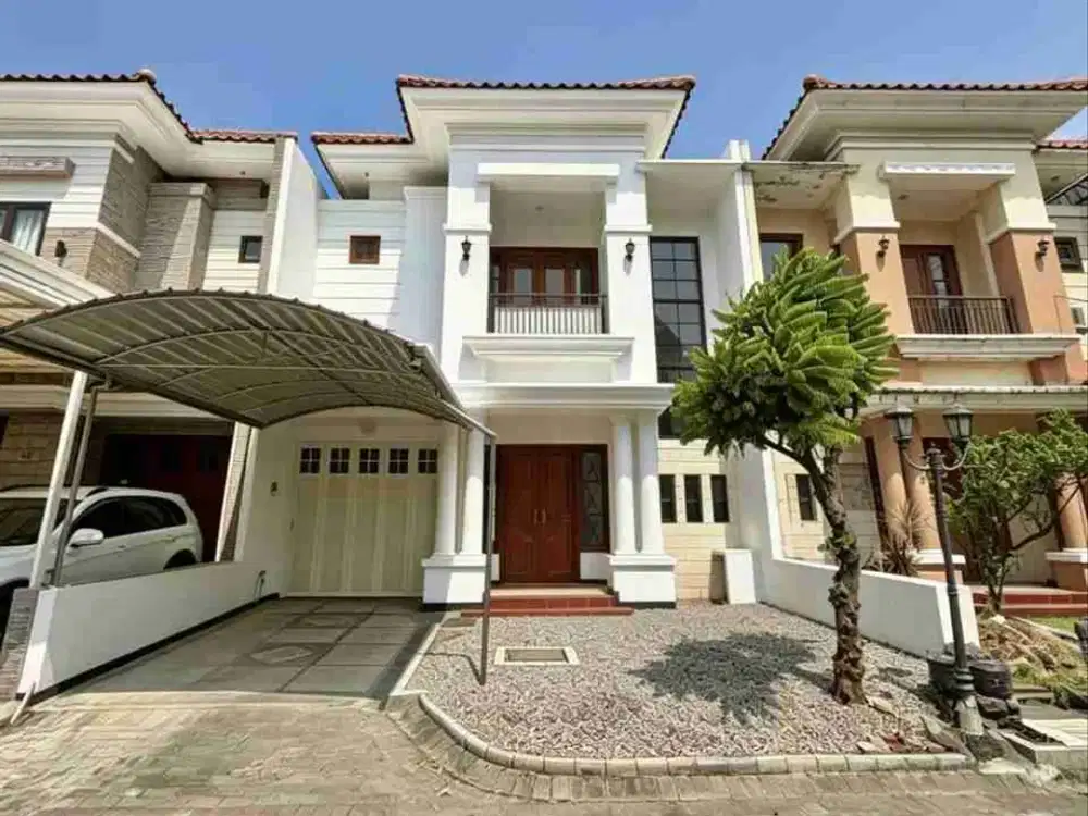 Jual Rumah Dekat Ubaya, Prapen , Rungkut Jemursari Regency Row 3 Mobil baru renovasi hmilik