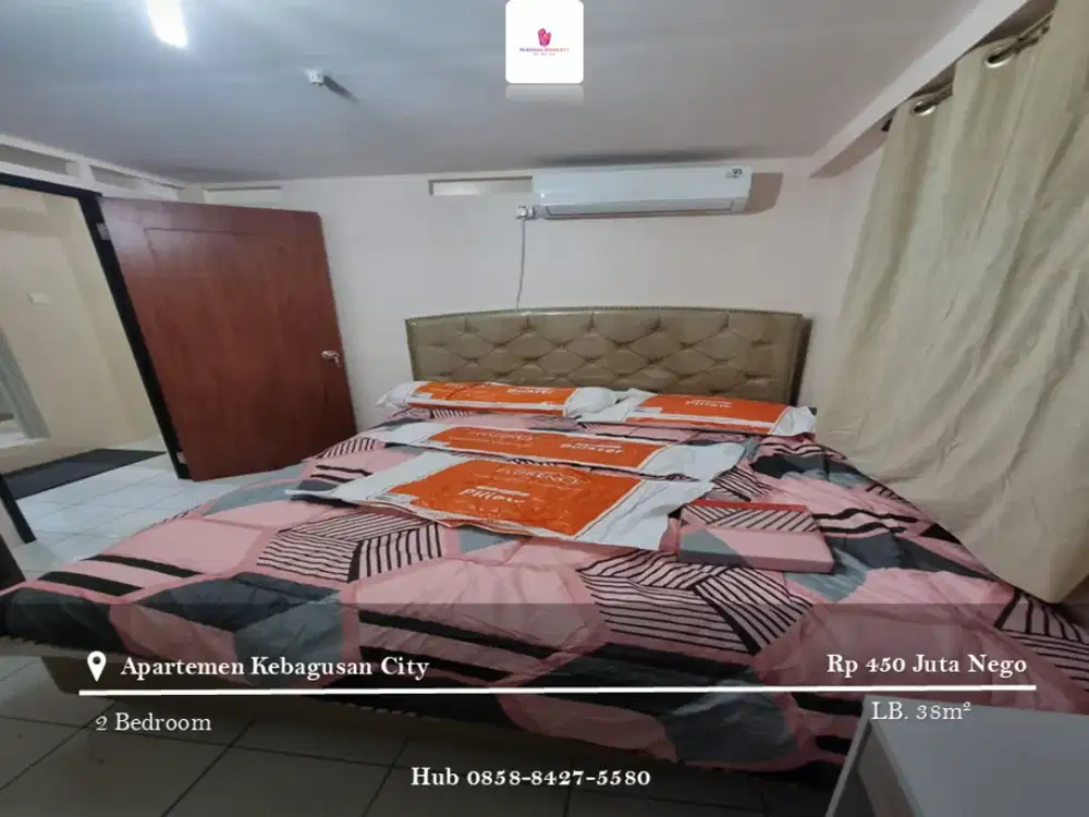 Dijual Apartement Kebagusan City 2BR Full Furnished Low Floor