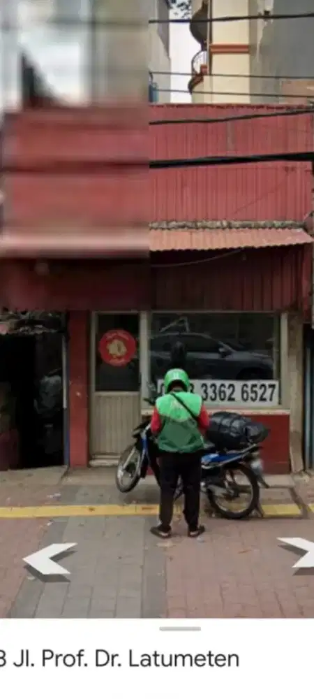 SEWA RUKO LATUMENTEN - TAMBORA - JAKARTA BARAT