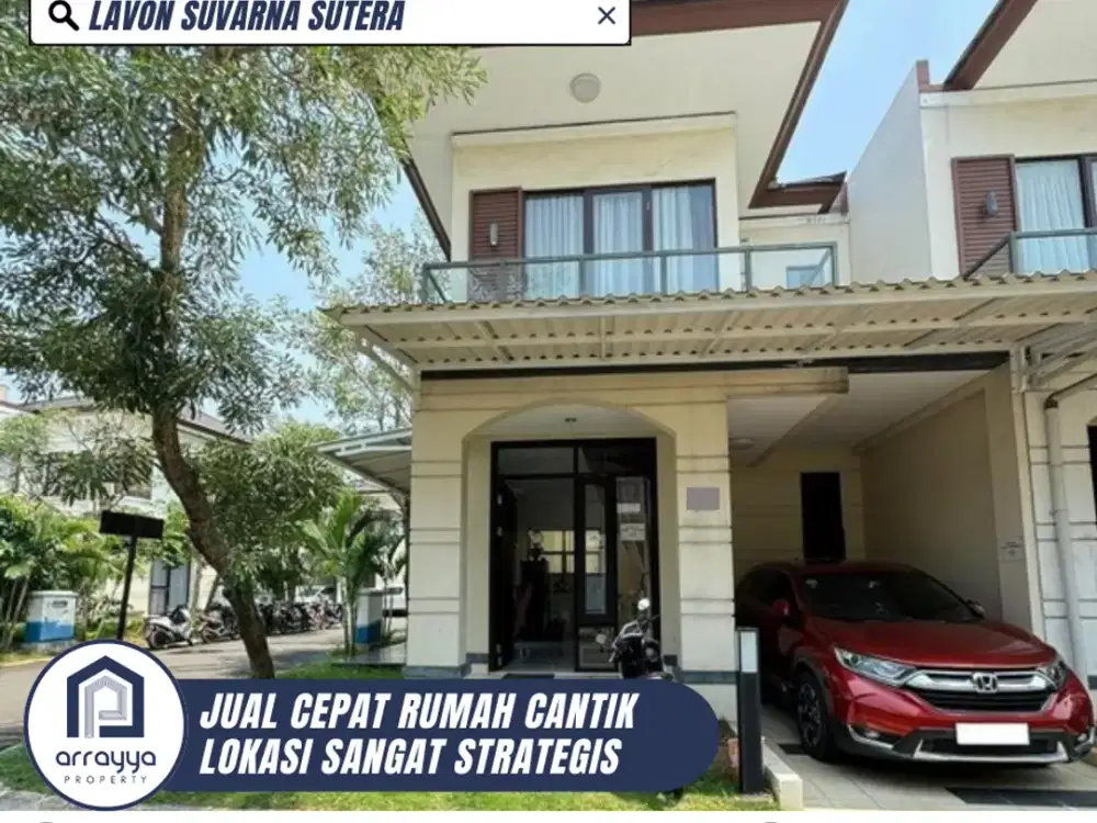 RUMAH CANTIK MINIMALIS FULL FURNISH DI LAVON SUVARNA SUTERA (EN704)