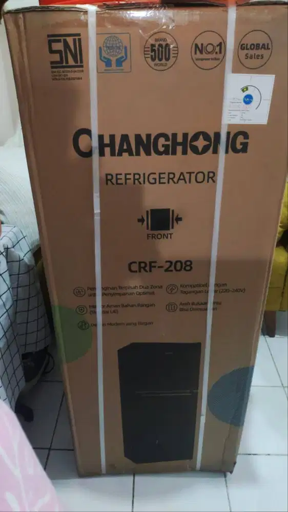Kulkas 2 pintu changhong CRF - 208