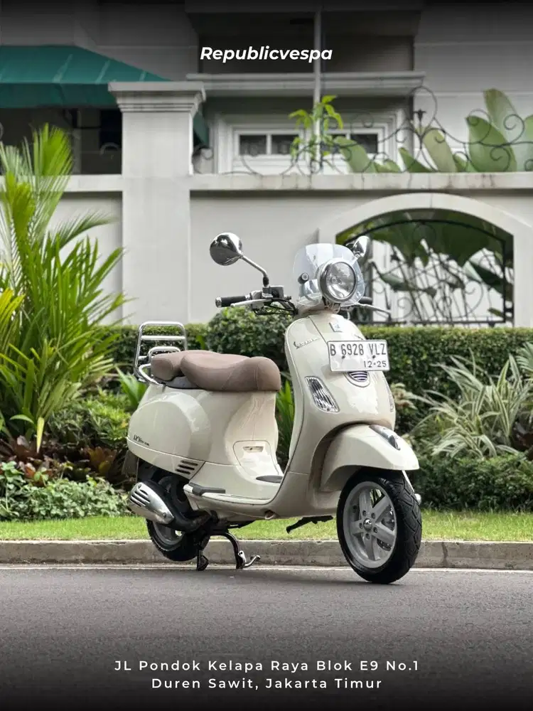 PIAGGIO VESPA LX150 3V IE TH 2015 WARNA CREAM RARE ITEM