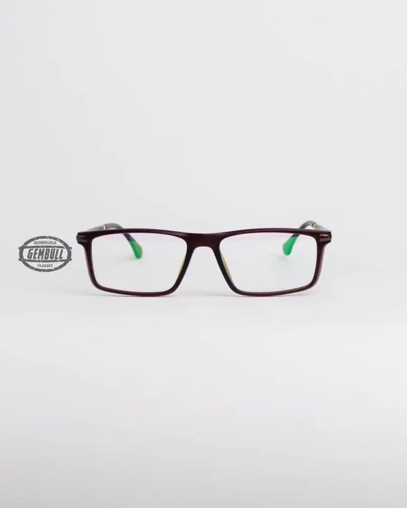 Gembull Glasses - Kacamata Sporty Kotak Tangkai Pegas - Rawana 04