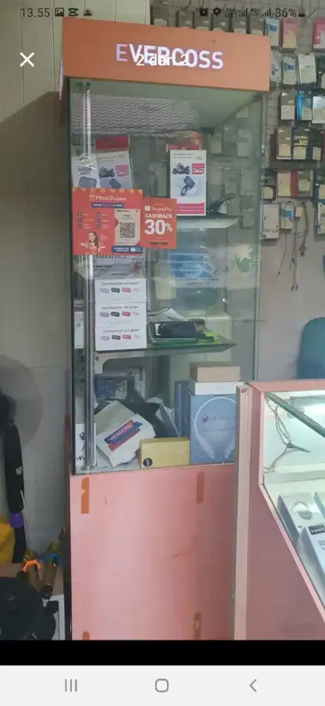 ETALASE JUAL 1 PASANG