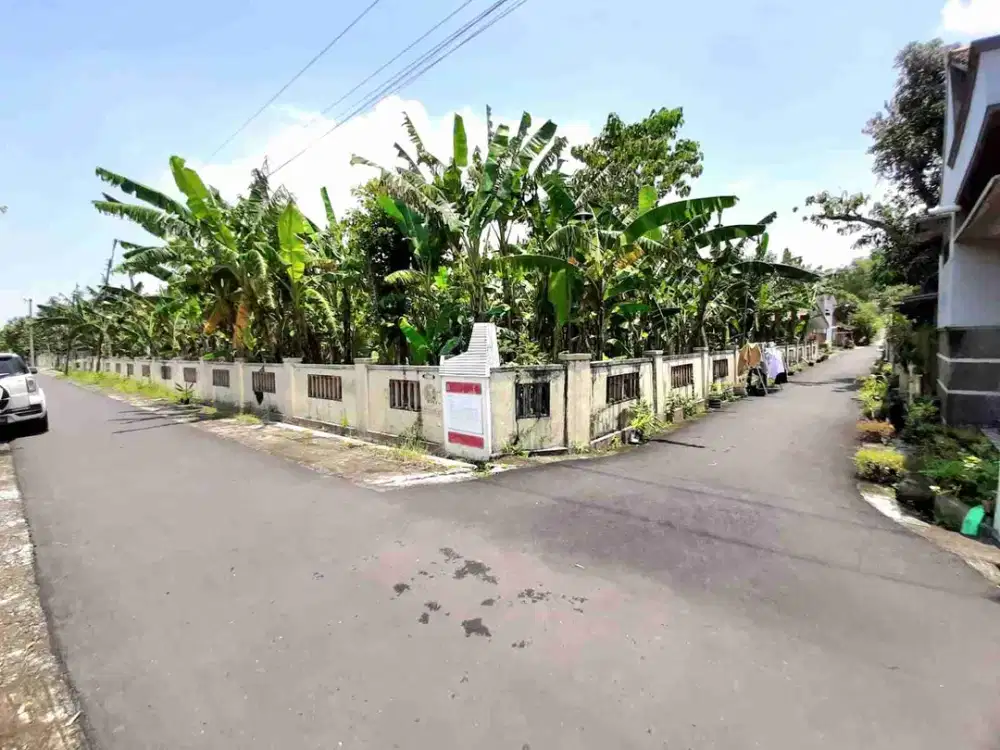 Tanah Murah dan luas Pekarangan 985m² siap bangun Gadingan Mojolaban