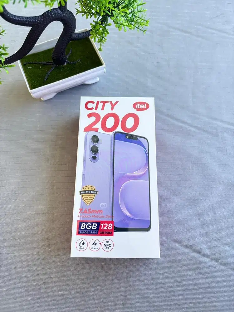 ITEL CITY 200 4+4/128 NEW SERIES GARANSI RESMI