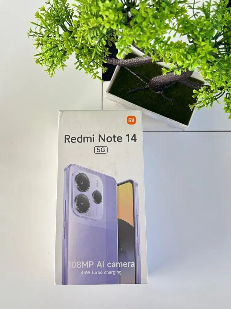 REDMI NOTE 14 5G 8+8/256 READY STOK HARGA PROMO GARANSI