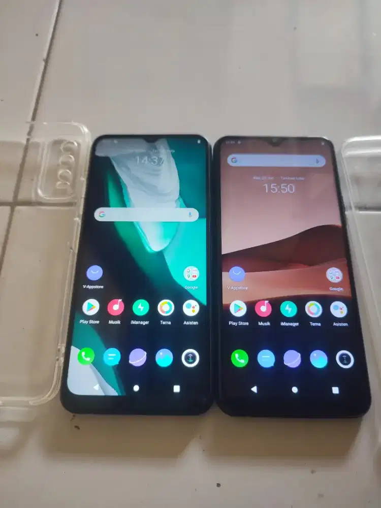 Dijual borongan 2 hp vivo Y12s, ram 3/32, batangan