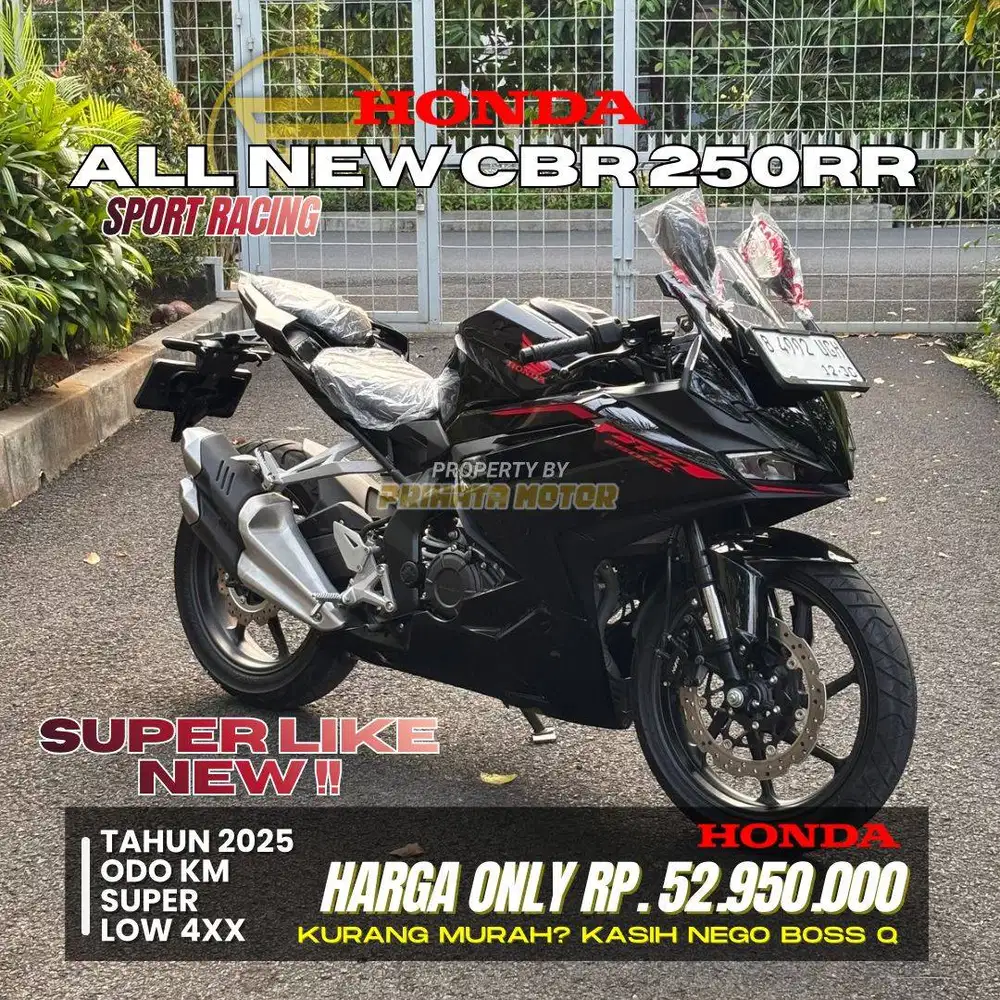 CREDIT DP MULAI 9,3 JUTA!! HONDA CBR 250RR 2025
