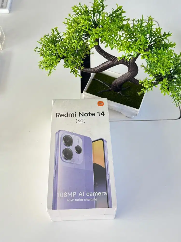 REDMI NOTE 14 5G 12/512 NEW BERGARANSI RESMI BISA TT CASH KREDIT