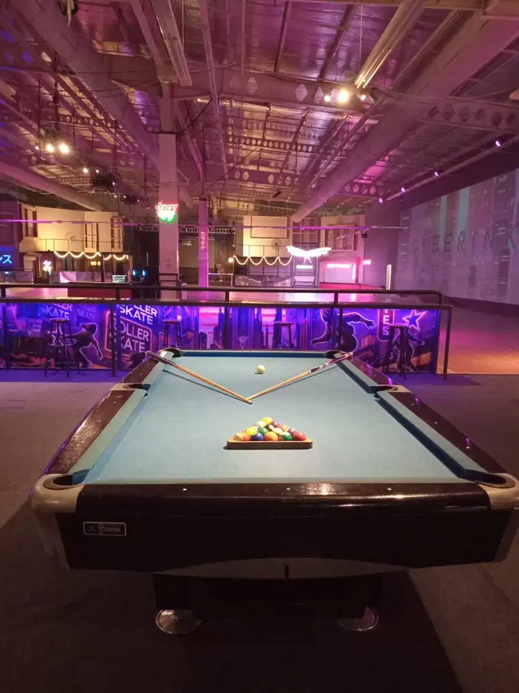 Meja Billiard Bekas 9 Feet FREE SARUNG, STIK & BOLA