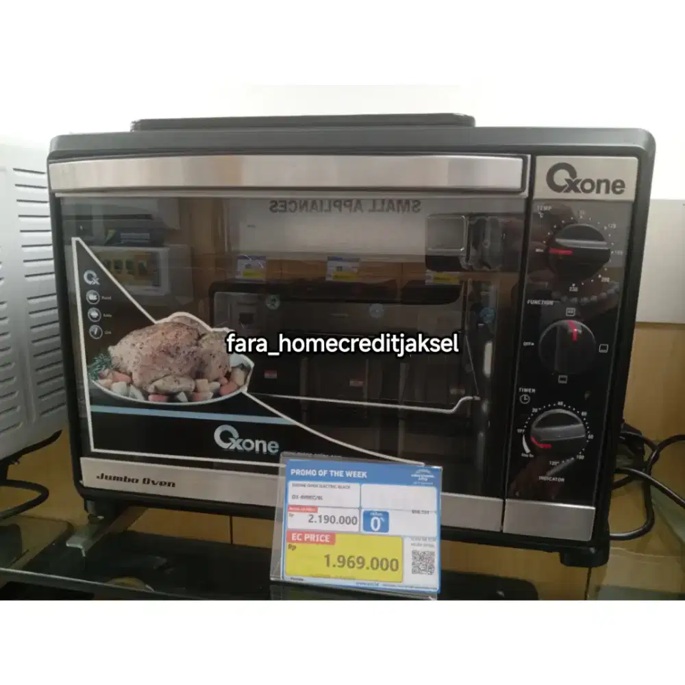 Oxone Oven Electric Black