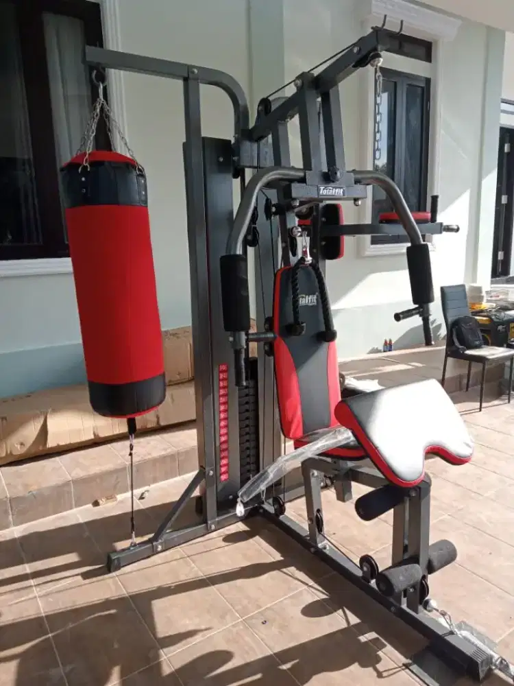 ready home gym  lengkat dengan samsak