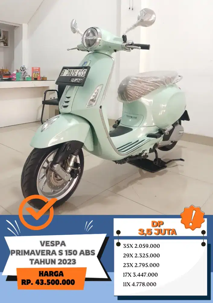 VESPA PRIMAVERA S 150 ABS TAHUN 2023